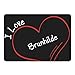 Produktbild Multifanshop Mousepad Modern I Love Brunhilde schwarz