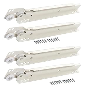 Gvrsqzid Rollenschubladenführungen 2 Paar