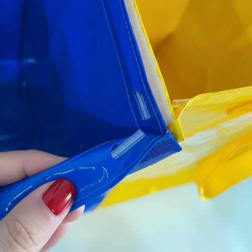 Space Home - Recyclingbeutel - Mülltrennsystem - Mülltrennsysteme mit Praktischem Transportgriff - Recycling Behälter - Wiederverwendbare Recycling-Taschen, Plastik Sammelbehälter - Abfalltrenner