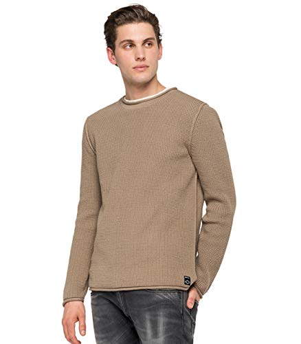 REPLAY UK2672.000.G22920 Pullover, Beige (418