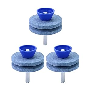 QWORK® 3-delige grasmaaier messenslijper tuingereedschap slijper voor elektrische boormachines of handboormachines