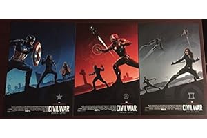 Marvel Studios' CAPTAIN AMERICA: CIVIL WAR Original Movie Poster SET OF THREE...
