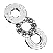 uxcell 51100 Thrust Ball Bearings 10mm x 24mm x 9mm Chrome Steel ABEC3 Single Row Roller 2pcs