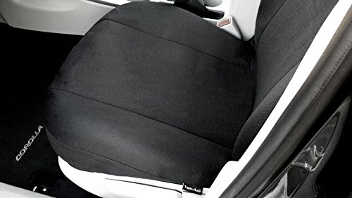 Yupbizauto New Brand Semi Custom Black Flat Cloth Car Seat Covers Set Support 50/50 60/40 Split Rear Seat And Side Airbag For Hyundai #TOP3