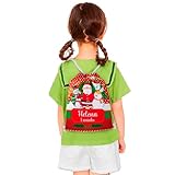 Mochilinha Bag Infantil Personalizado com Nome e Idade Natal Papai Noel Feliz Natal (Mochilinha 20x30, Unidades, 10)