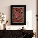 VIYYIEA 3Dテクスチャウォールアート、スピリチュアルホームデコレーションのための神秘的な生命の樹、魅惑的な美学、40.6x50.8cm