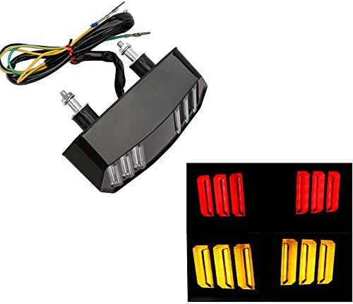 Yibid Led Integrated Tail Light For 2014 2018 Honda Grom Msx 125 Motorcycle Driving Brake Stop Turn Signal Running Sequential Taillight Assembly For Msx125 Cbr650f Ctx700 Ctx700n Clear Len Buy Online At Best