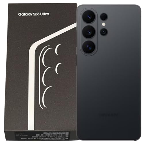 Samsung Galaxy S26 Ultra 5G (​​​SM S948B​​, International​ Version)​ 256GB ​Storage 12GB RAM​ Android 16​ Factory Unlocked ​Smartphone​​ (Black)