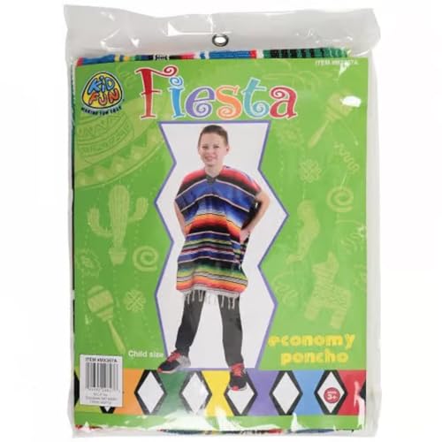 Poncho tradicional para niño, talla child miniatura 3