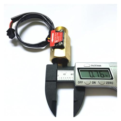 Capteur de débit d'eau en laiton G1/2 pour douche et jardinage