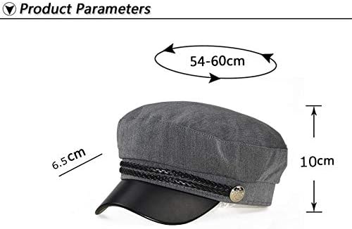 Chauffeur Hat for Men Women Classic Vintage Newsboy Cap Costume Hats Beret Cap - Image 4