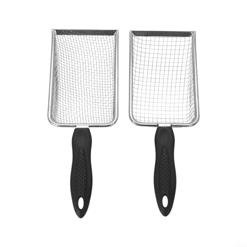 Setaccio per terreno da giardino con pala e setaccio integrati, leggero con manico ergonomico per filtrare terreno, compost, sabbia e rocce