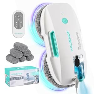 Haushof HH24048A Fensterputzroboter mit Sprühfunktion