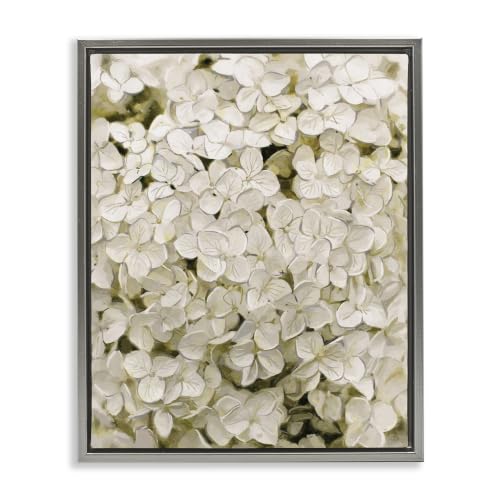 Delicate Hydrangea Petals Floral, 24 x 30 Inch Canvas in Floater Frame