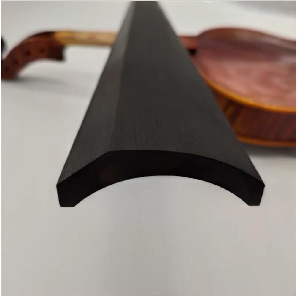 4/4-Griffbrett für Violine, 16-Zoll-Griffbrett für Bratsche, 4/4-Griffbrett für Cello, Griffbrett aus reinem Ebenholz, Instrumentenreparaturzubehör, Ersatzteile ( Color : 4/4 cello prismatic fingerboa