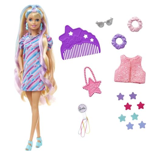 Barbie Totally Hair con 8.5 Pulgadas de Cabello y 15 Accesorios miniatura 6