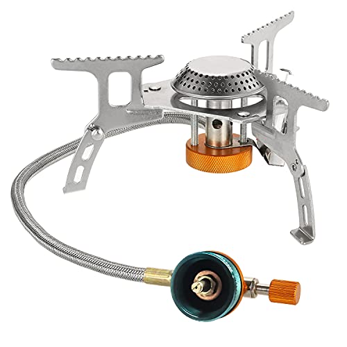 Lixada Camping Stove Adapter 1L Outdoor Propane Small Tank Input En417 Lindal Valve Output #TOP2