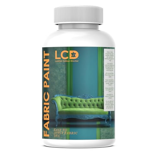 Carbusonic Fabric Paint - Dyes Fabric - Restore or Change Colour of Sofas Lampshades Blinds (Black)