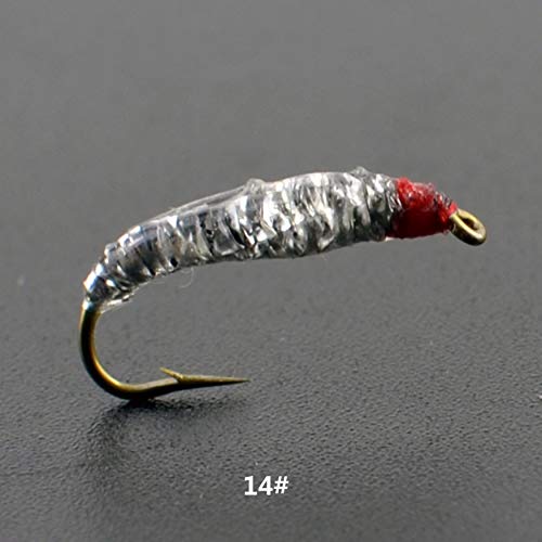 YAZHIDA Realistic Flies Fly Fishing Flies kit - Fly Assortment Trout Bass Fishing with Fly Box, with Dry/Wet Flies, Nymphs, Streamers,Fly Poppers (Fly Eggs) - Thumbnail 6