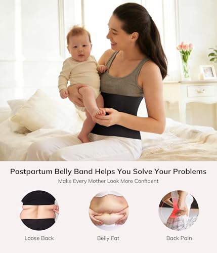 LODAY 2 in 1 Postpartum Recovery Belt,Body Wraps Works for Tighten Loose Skin