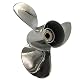 Edelstahl Propeller Bardoven für Außenbordmotoren 35-50 PS