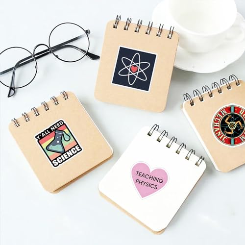 Calcomanías de física de vinilo con 123 pegatinas científicas para personalizar la laptop 7