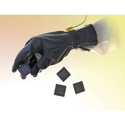Conductive PolyTuff Glove Med Black Class 100 5mil Industrial & Scientific
