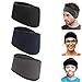 Produktbild VBNM Winter Stirnbänder Ohrenwärmer Dehnbar,3 Stücke Ohrwärmer Sport Ohrenschützer Thermal Headband für Laufen Radfahren Tägliche Kleidung