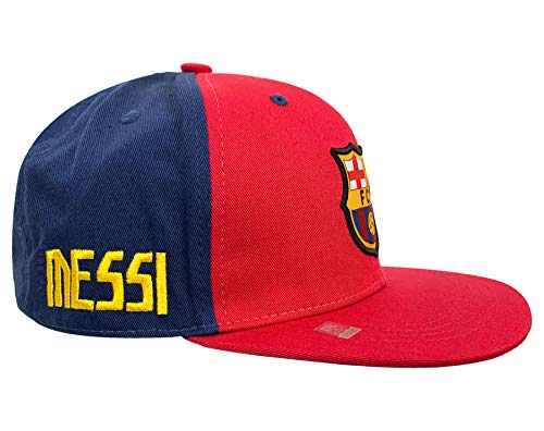 Messi Cap, Licensed FC Barcelona Messi Cap, Gorra De Messi (Adjustable) Red