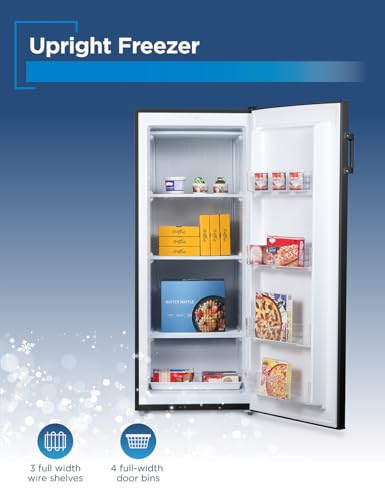 BLACK+DECKER 10 Cu Ft Black Freezer