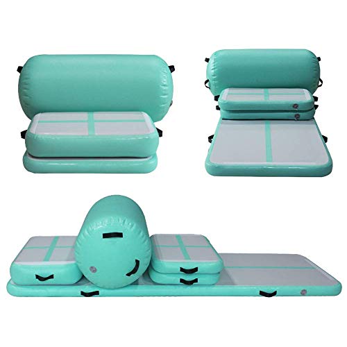 AKSPORT 5pcs Set of Inflatable Gymnastics Air Mat Tumble Track Tumbling Mat Floor Mats with Electric Air Pump for Home Use/Training/Cheerleading/Beach/Park and Water by AKSPORT - Image 5