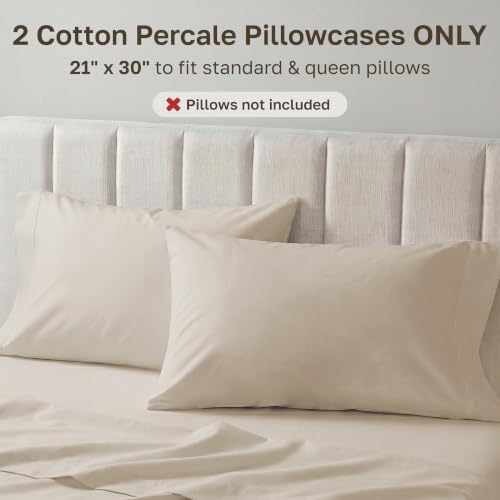 California Design Den 100% Egyptian Cotton 2-Pack Queen Size Pillow Cases - image 4