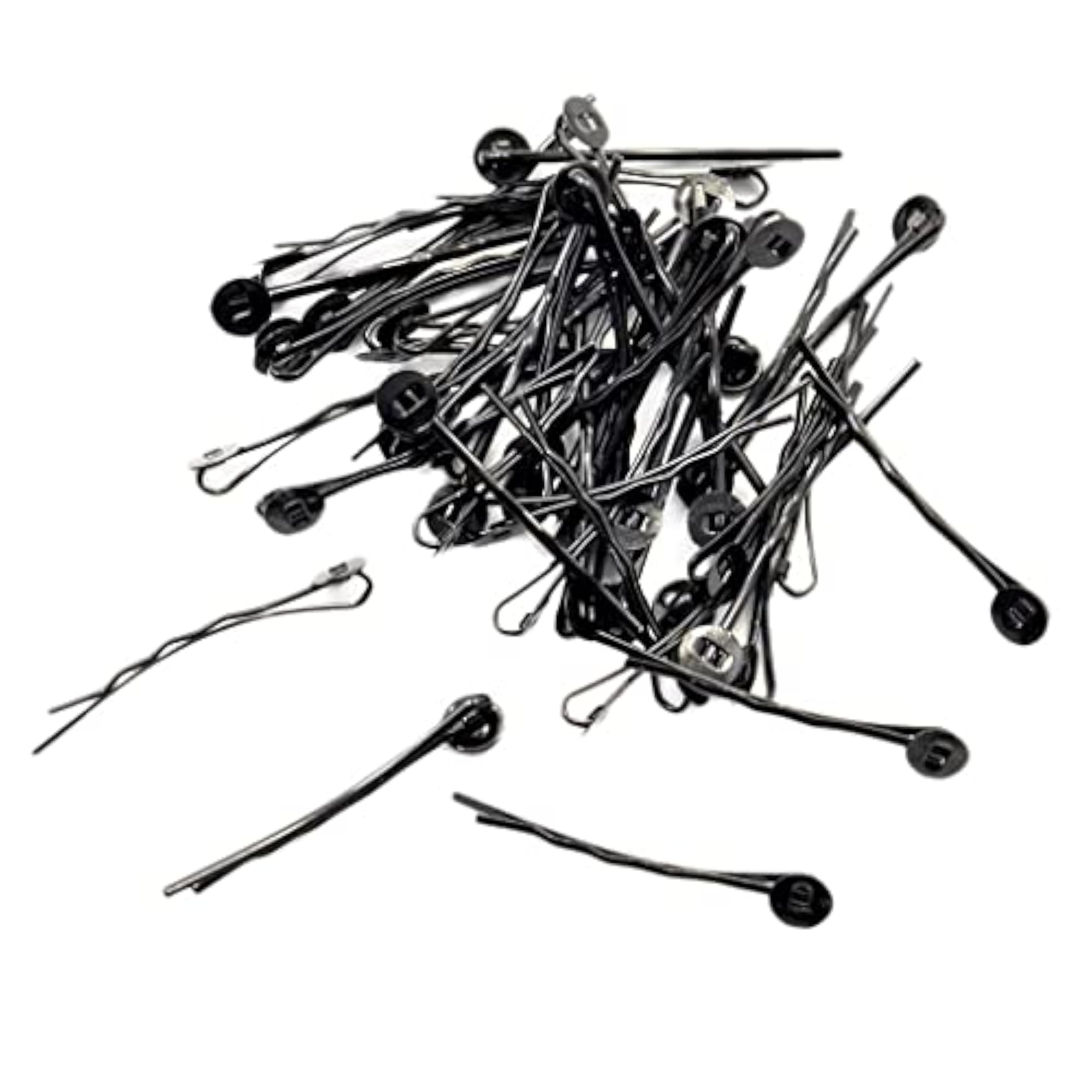100pcs Black Hair Clips Bezel Tray Base Barrettes for DIY Jewelry Making