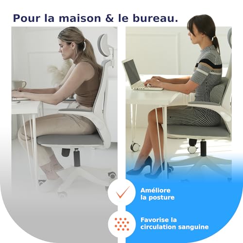 Coussin Celsius genoux oreiller ergonomique de luxe velours doux et ventilé - 7