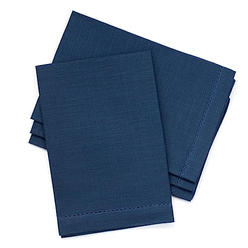 Servilletas de Tela 100% Algodón 20x20 Set 4 Azul miniatura 2