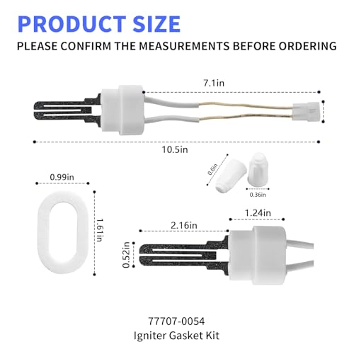Image of 77707-0054 Pool /Spa Heater Compatible with Pentair Sta-Rite, Max-E-Therm, MasterTemp Igniter Kit Replaces 10041601, B1336102, D99182