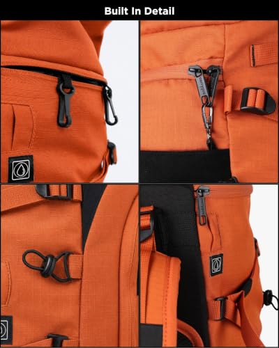 Image of CarryPro NOMAD 65L+ Travel Backpack Large Capacity Hiking & Travel Rucksack Durable Water Resistant Multi Compartment Trekking Bag with Padded Shoulder & Back Support