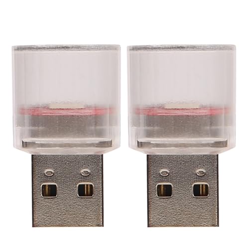 MAGICLULU 2 Piezas Luces Decorativas De Interior para Coche USB Luces Ambientales Mini Accesorio para Coche Iluminación Interiores Interior