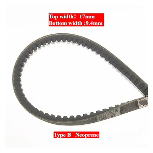 Courroie de transmission moto RECMF8750 caoutchouc robuste - 6