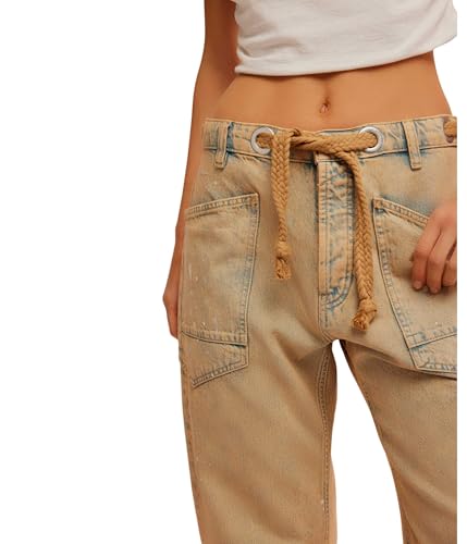 Image of Free People Moxie Low Slung Pull-On Barrel
