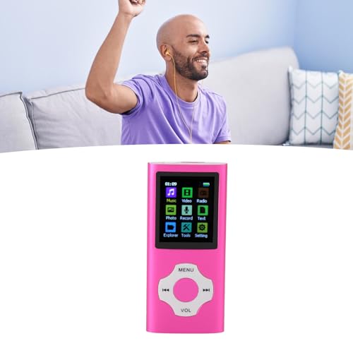 Reproductor de MP3 Portátil, Reproductor de Música MP3 HiFi sin Pérdidas, Reproductor MP4 con Pantalla LCD de 1,8 Pulgadas, Compatible con Música, Vídeo, Grabación de Voz, (Pin) - imagen 6