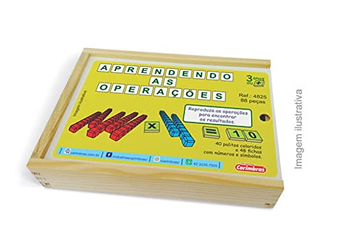 Brinquedo de Matemática Aprendendo As Operações Carimbras