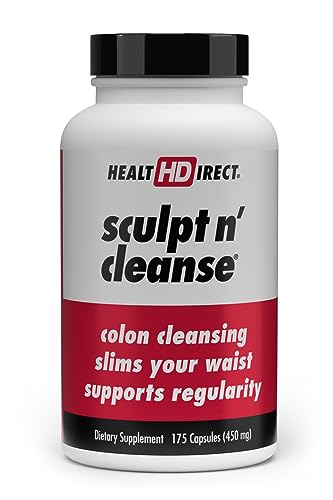 HEALTH DIRECT Sculpt n' Cleanse - Herbal Colon Cleanse for Digestive Health & Regularity - Natural Detox & Gut Flush Supplement - Weight Management Support - 175 Veggie Capsules - Image 3