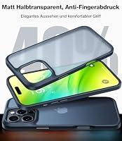 TORRAS Guardian für iPhone 16 Pro Hülle Militärschutz 16 Pro Case, Schwarz – Ansicht 8