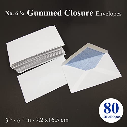 BAZIC #6 3/4 Security Envelope w/ Gummed Closure (80/Pack) - Thumbnail 2