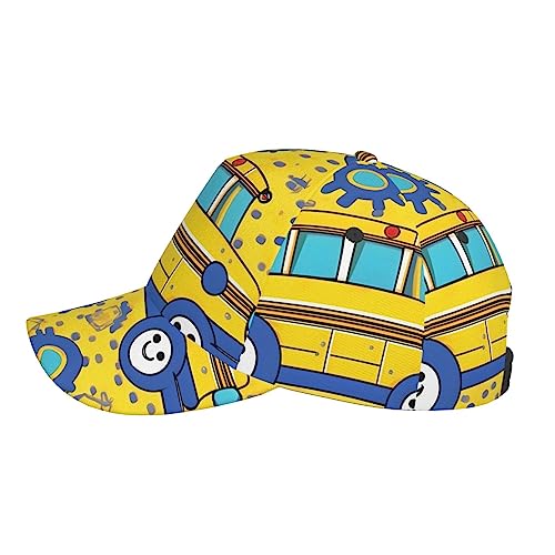 Casquette baseball queue de cheval KoNsev bus scolaire unique - 5