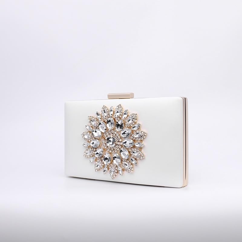 Women's Banquet Bag Hand-held Chain Bar Crossbody Small Square Bags image 5