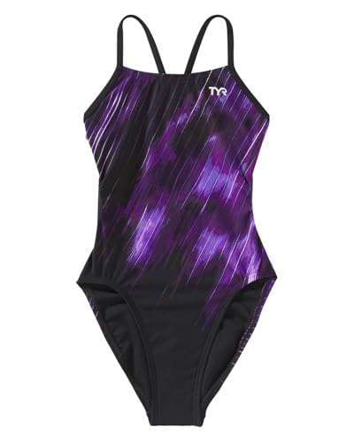 TYR Girls' Cycloid Durafast Elite Cutoutfit One Piece Swimsuit