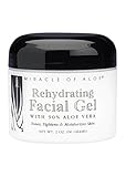 Rehydrating Facial Gel 2 oz - with 90% Pure Rejuvenating UltraAloe - Mother Nature’s Pure Aloe Vera Gel Moisturize And Refresh Skin. Recapture Your Youth, with Younger Looking Skin!