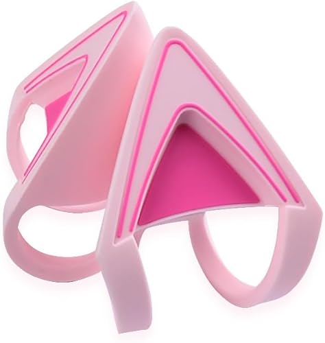 Miniatura 8 de Orejas de silicona que brillan en la oscuridad, encantadoras orejas de gato fluorescentes compatibles con auriculares